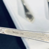 6 x Vintage Silver Plate Fish Knives & Forks Art Deco Pattern Continental