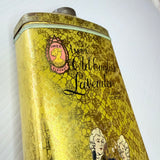 Tall Vintage Imex Old English Lavender Talcum Talc Powder Tin