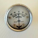 Vintage Original Amperes Gauge Ammeter By Rose Of Sydney Untested Sold As Is