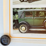 Vintage US Automobile Quarterly Car Portrait Poster The Model A Ford Colour 1978