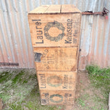 Vintage Handmade Cupboard From Wooden Kerosene Boxes