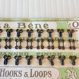 Vintage New Old Stock 1930s Newey’s Nota Bene Spring Hooks & Loops (Eyes) 24 Black Size 0