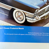 Vintage US Automobile Quarterly Car Poster Packard The Postwar Years 1975