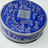 Tiny Vintage Bourjois France Evening In Paris Suntan Face Powder Box