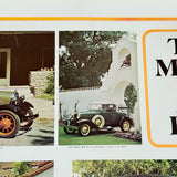 Vintage US Automobile Quarterly Car Portrait Poster The Model A Ford Colour 1973