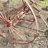 Antique Hayrake Made By Adriance Of Poughkeepsie USA Farm Heritage Hay Rake For Garden Or Yard Art