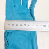Vintage Collins of NSW 1950s Long Turquoise Blue Nylon Gloves
