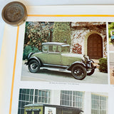 Vintage US Automobile Quarterly Car Portrait Poster The Model A Ford Colour 1978