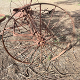Antique Hayrake Made By Adriance Of Poughkeepsie USA Farm Heritage Hay Rake For Garden Or Yard Art