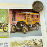 Vintage US Automobile Quarterly Car Portrait Poster Henry’s Model T Ford 1973