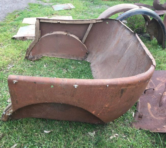 Early Vintage Chev Tourer Rear Tub For Custom, Rod or Restoration
