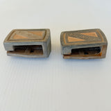 DUNFRA Duncan & Fraser Adelaide Pair Cast Brass Brackets Carriage And Car Makers