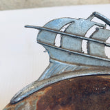Vintage 1936 Plymouth Mayflower Hood Ornament Emblem Mascot