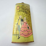 Tall Vintage Imex Old English Lavender Talcum Talc Powder Tin
