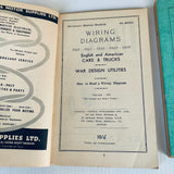 Vintage Wiring Diagrams Books X 2 Cars & Trucks 1946 - 1950 & 1951 - 1955