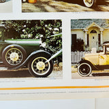 Vintage US Automobile Quarterly Car Portrait Poster The Model A Ford Colour 1978