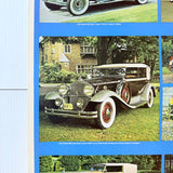 Vintage US Automobile Quarterly Car Portrait Poster Packard The Classic Era 1979
