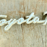 Vintage Genuine Chrome Metal Toyota 700 Publica Badge 1960s