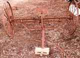 Antique Hayrake Made By Adriance Of Poughkeepsie USA Farm Heritage Hay Rake For Garden Or Yard Art