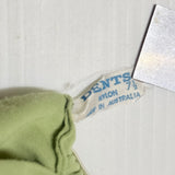 Vintage Dents Australia 1950s Long Green Gloves Elastic Ruching
