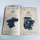 Villiers Mark 10 And 12 Engines Operating Instructions Book & Spare Parts List