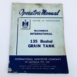Operator’s Manual McCormick International 135 Bushel Grain Tank