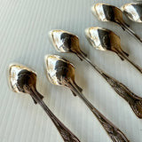 8 x Vintage English Silver Plate Tea Spoons by Philip Marks of Sheffield Kings Pattern EPNS