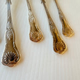 8 x Vintage English Silver Plate Entree Forks Philip Marks EPNS A1 Kings Pattern