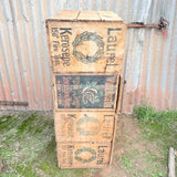 Vintage Handmade Cupboard From Wooden Kerosene Boxes