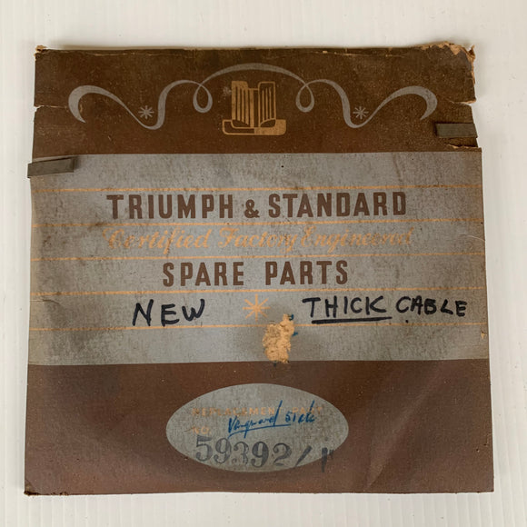 NOS Triumph/Standard Spare Parts Vanguard 1951 Speedometer Speedo Cable 59392/1