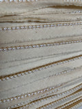 Vintage Pearl Bias Binding Trim For Wedding Dress, Sweater, or Accessories