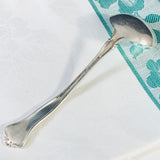 Vintage American Silver Plate Small Gravy Ladle 1835 Wallace Engraved Initial Y