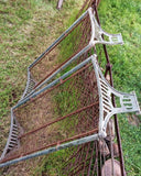 Antique Railway Train Luggage Racks - Large Size & Heavy Brass - 2 Available