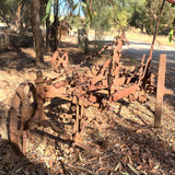 Large Antique Plough Hawke & Co Kapunda For Garden Or Yard Art Display