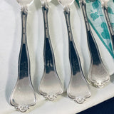 8 x Vintage American Silver Plate Entree Forks by 1835 R. Wallace & Sons