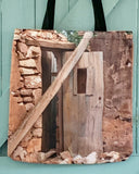 New Cloth Tote Carrier Bag ~ Rustic Open Door ~ Original Photography