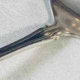 Vintage American Silver Plate Small Gravy Ladle 1835 Wallace Engraved Initial Y