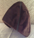 Original Vintage Otto Lucas Brown Faux Fur Cloche Hat 1950's