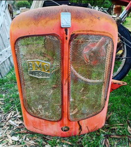 Vintage Nuffield Tractor Grille BMC Badge - Mancave, Upcycle, Restore