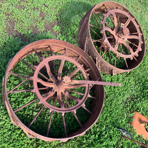 Antique Machinery Cog Wheels For Garden Art Display A & B Priced individually